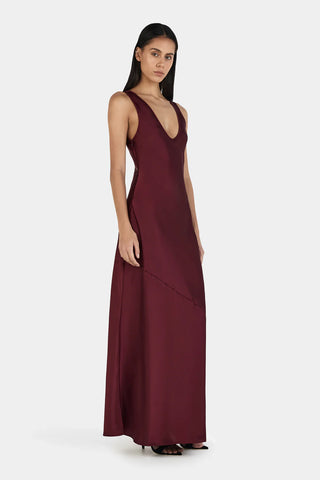 Ownley Lauren Maxi in Burgandy