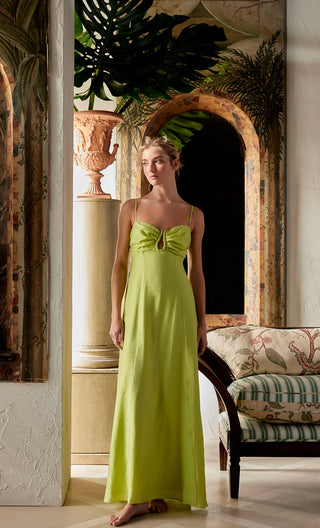 Especia Evergreen Maxi Dress