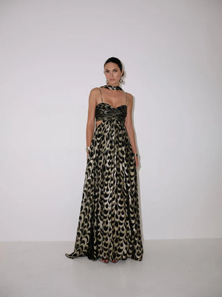 Delfi Collective Adele Gown in Black