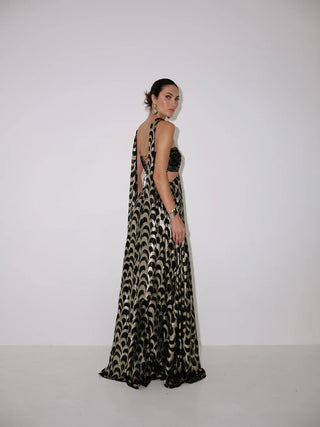 Delfi Collective Adele Gown in Black