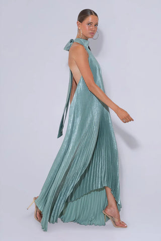 L'idee Opera Gown in Evergreen Shimmer