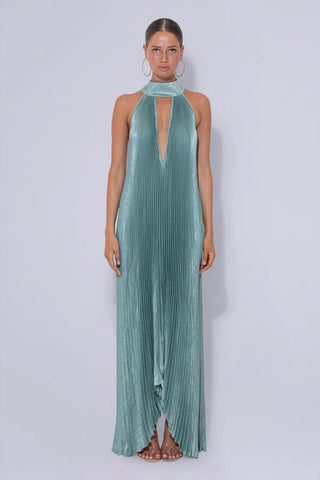 L'idee Opera Gown in Evergreen Shimmer