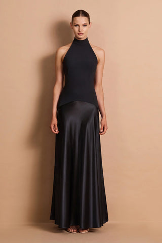 Nookie Alice High Neck Maxi in Black
