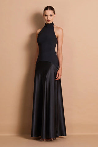 Nookie Alice High Neck Maxi in Black