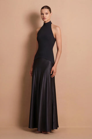 Nookie Alice High Neck Maxi in Black