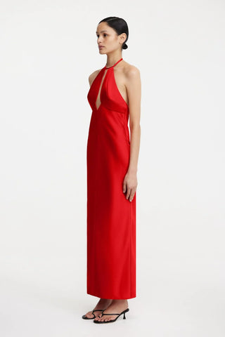 Significant Other Becca Halter Dress in Chilli