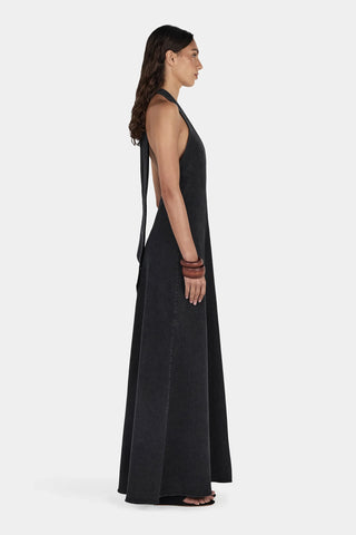 Hansen & Gretel Rae Maxi Dress in Charcoal