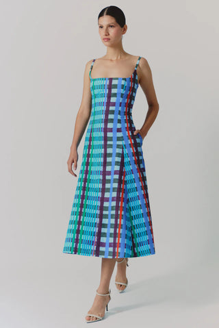 De Loreta Micaela Dress in Astro Print