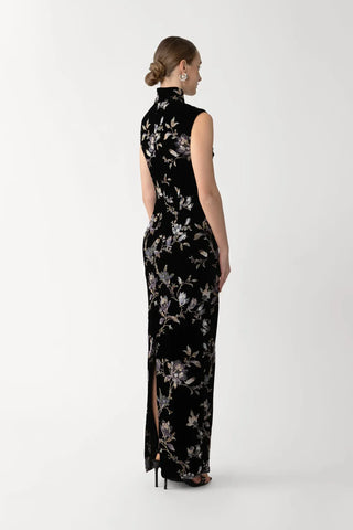 Sau Lee Liliana Velvet Dress