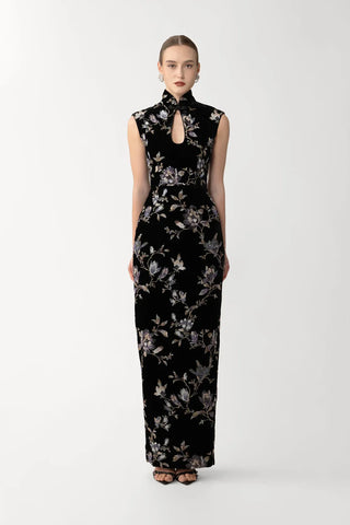 Sau Lee Liliana Velvet Dress