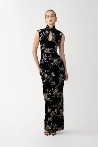 Sau Lee Liliana Velvet Dress