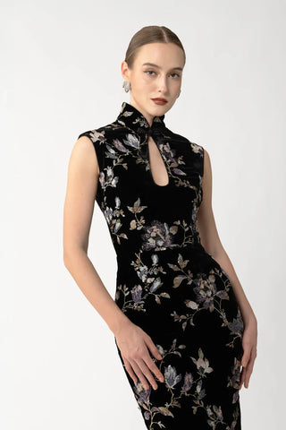 Sau Lee Liliana Velvet Dress