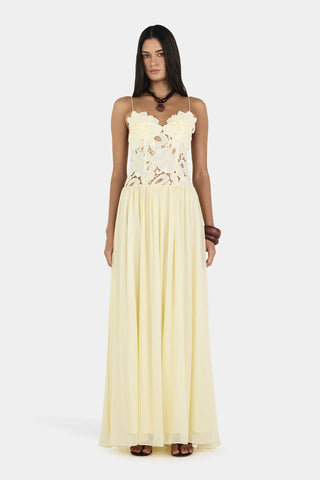 Hansen & Gretel Stephanie Maxi Dress in Butter