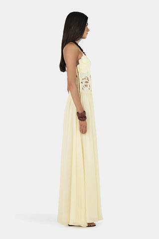 Hansen & Gretel Stephanie Maxi Dress in Butter