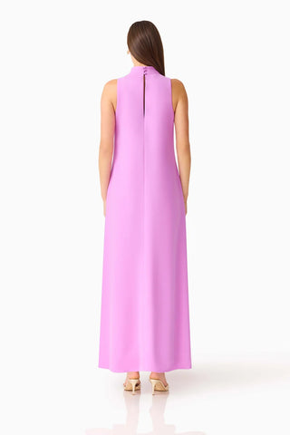 Elliatt Solenne Halter Maxi Dress in Purple