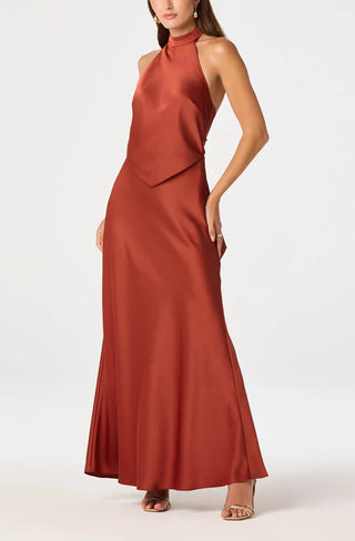 ASTR The Label Viridiana Dress in Sienna