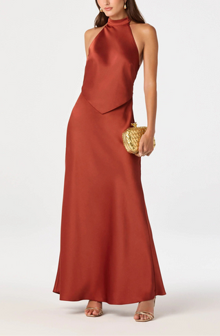 ASTR The Label Viridiana Dress in Sienna
