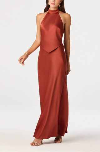 ASTR The Label Viridiana Dress in Sienna