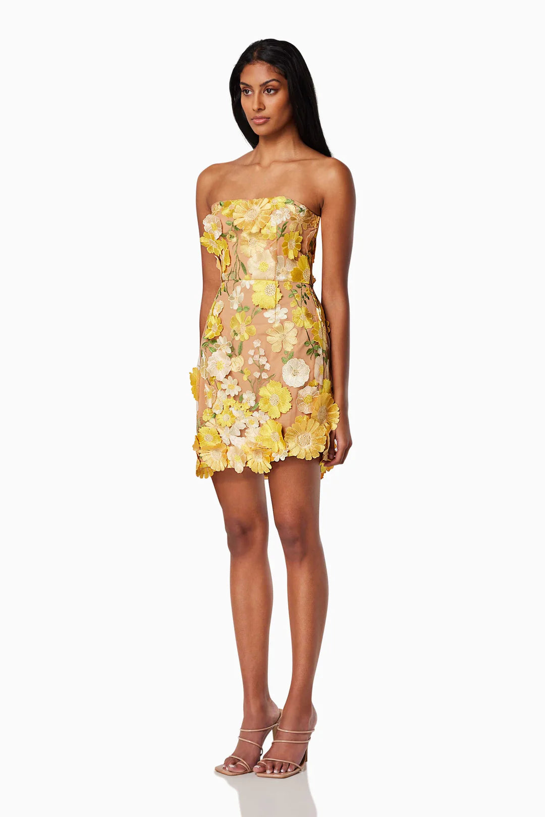 Elliatt New Age 3D Floral Mini Dress – TrenLend