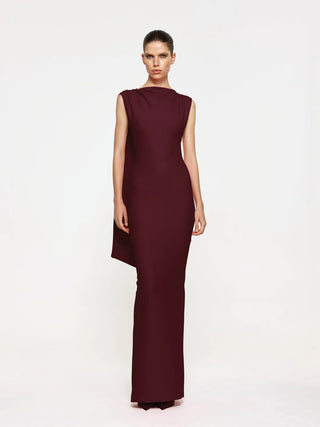 Effie Kats Audrey Gown in Wine