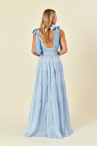 Lula Kate Demi Dress in Sky Blue