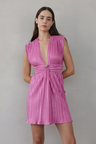 Sabina Musayev Darrelle Dress in Fuchsia PInk