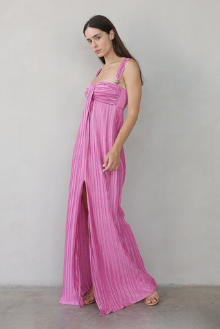 Sabina Musayev Olive Dress in Fuschia Pink