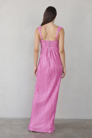 Sabina Musayev Olive Dress in Fuschia Pink