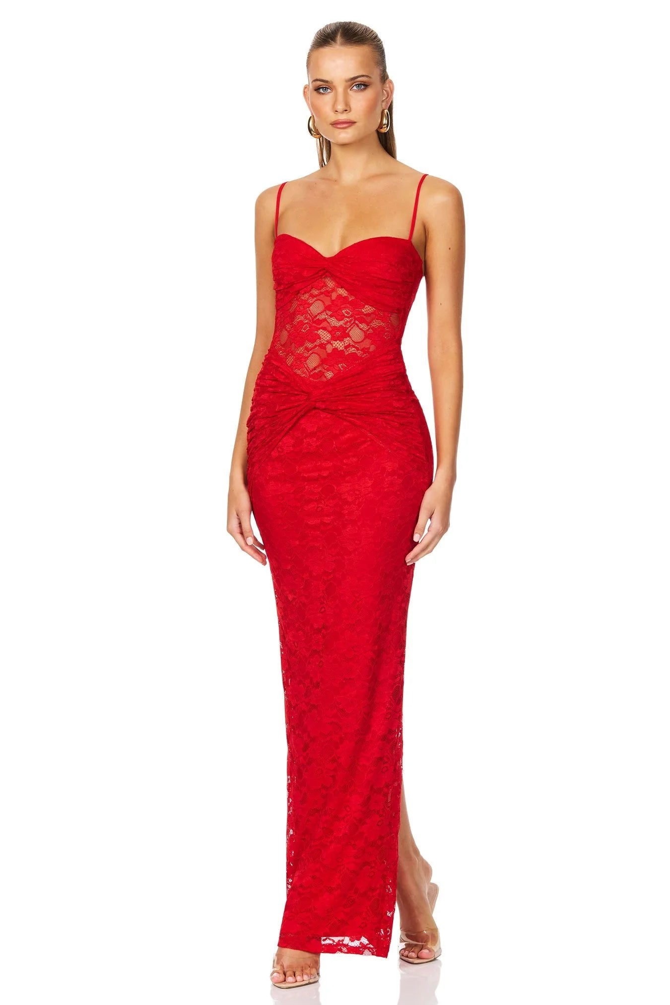 Nookie Lene Lace Maxi in Red TrenLend Nookie Lene Lace Maxi in Red TrenLend