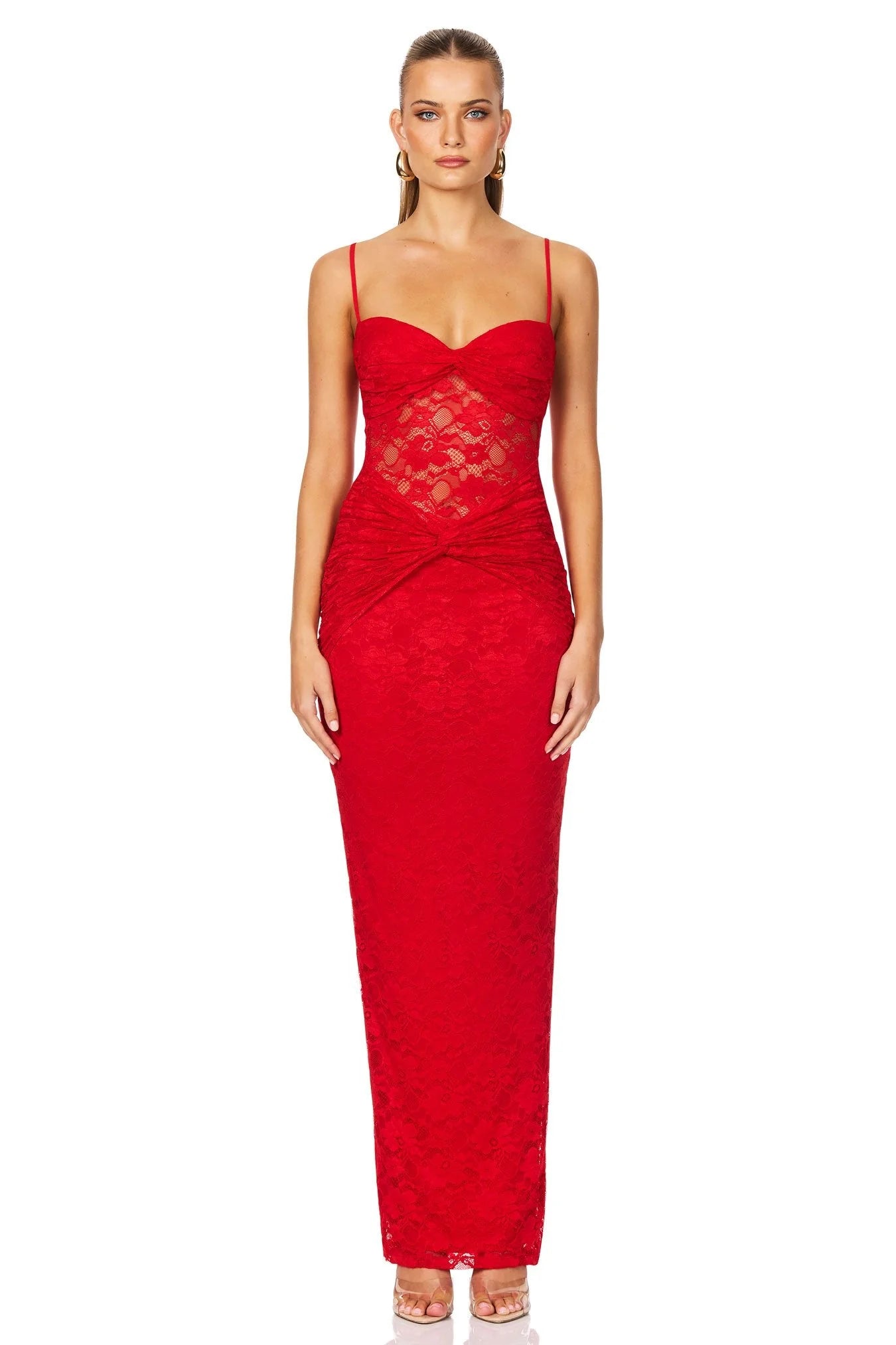 Nookie Lene Lace Maxi in Red TrenLend Nookie Lene Lace Maxi in Red TrenLend