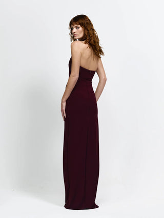Effie Kats Myla Gown in Wine