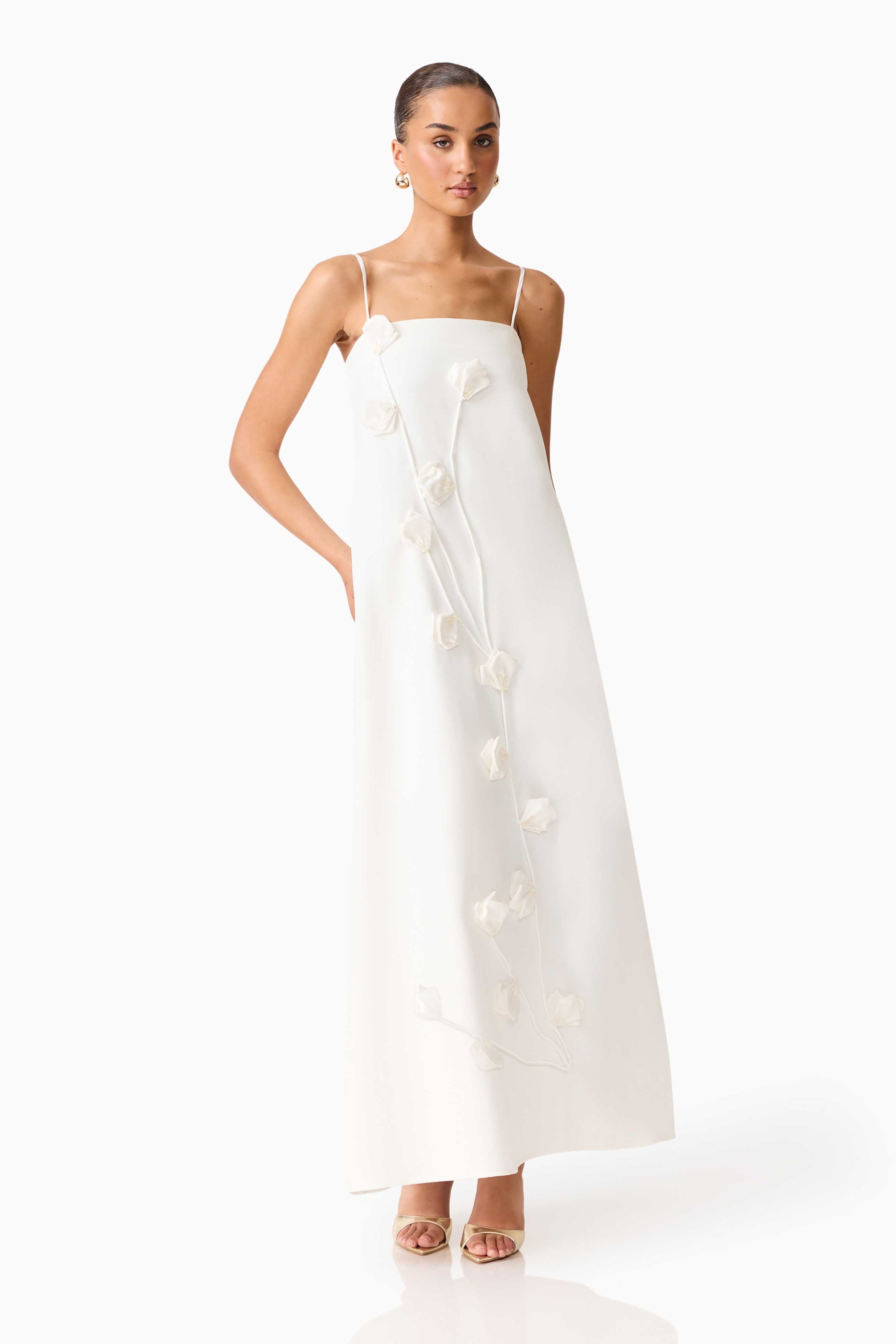 Elliatt Nolana Gown in White – TrenLend