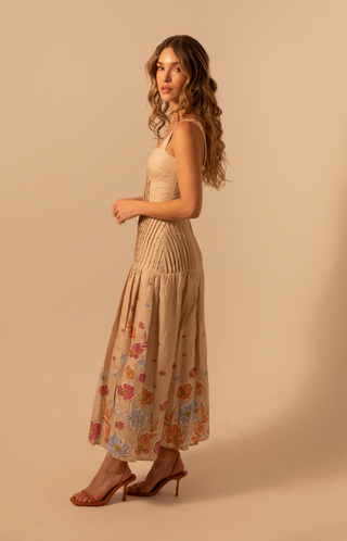 Kleid Aithana Maxi in Daisy Multi