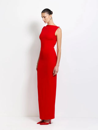 Effie Kats Verona Gown in Cherry Red