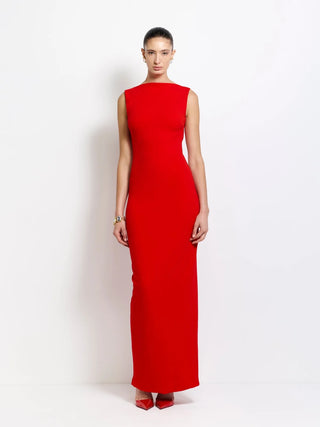 Effie Kats Verona Gown in Cherry Red