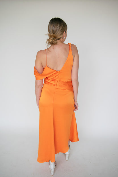 Jonathon Simkhai Asymetric Orange Maxi