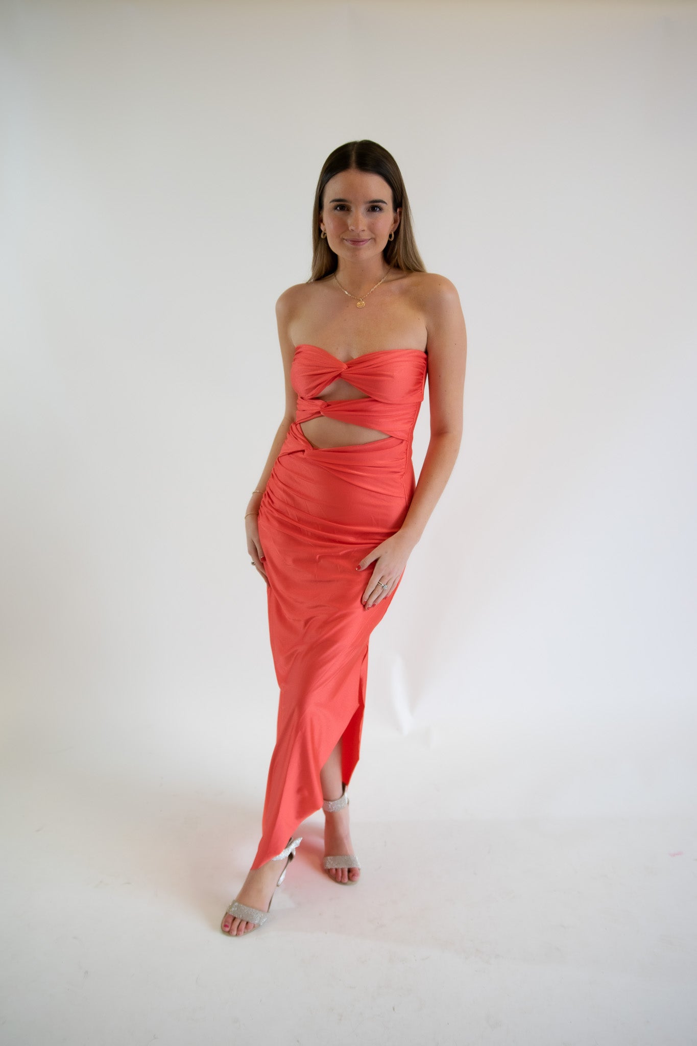 baobab nara maxi dress Buy BAOBAB Orange Nara Maxi Dress in Chiffon For Women Online